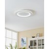 PADROGIANO-Z Plafonnier Luminaires Eglo LED Blanc, Changeur de couleurs