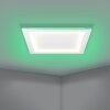 PADROGIANO-Z Plafonnier Luminaires Eglo LED Blanc, Changeur de couleurs
