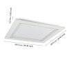 PADROGIANO-Z Plafonnier Luminaires Eglo LED Blanc, Changeur de couleurs