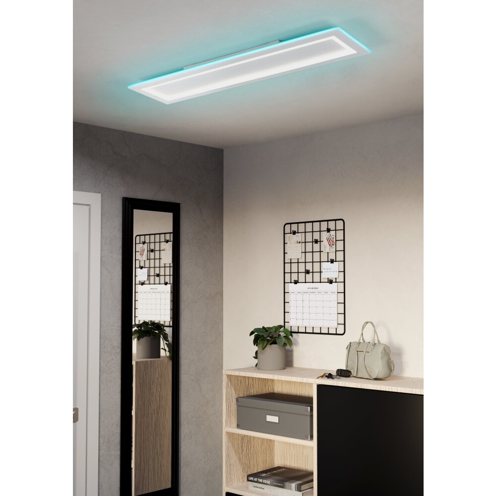 PADROGIANO-Z Plafonnier Luminaires Eglo LED Blanc, Changeur de couleurs main product photo