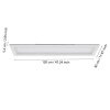 PADROGIANO-Z Plafonnier Luminaires Eglo LED Blanc, Changeur de couleurs