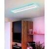 PADROGIANO-Z Plafonnier Luminaires Eglo LED Blanc, Changeur de couleurs