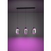 MOLOCHIO-Z Suspension Luminaires Eglo LED Noir, Changeur de couleurs