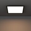 MORADILLO-Z Plafonnier Luminaires Eglo LED Noir, Changeur de couleurs