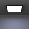 MORADILLO-Z Plafonnier Luminaires Eglo LED Noir, Changeur de couleurs
