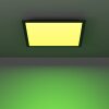 MORADILLO-Z Plafonnier Luminaires Eglo LED Noir, Changeur de couleurs