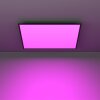 MORADILLO-Z Plafonnier Luminaires Eglo LED Noir, Changeur de couleurs