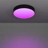 GALLIZZI-Z Plafonnier Luminaires Eglo LED Noir, Changeur de couleurs