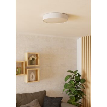 GALLIZZI-Z Plafonnier Luminaires Eglo LED Blanc, Changeur de couleurs