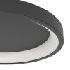 LORETELLO-Z Plafonnier Luminaires Eglo LED Noir, Changeur de couleurs