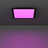 MORADILLO-Z Plafonnier Luminaires Eglo LED Noir, Changeur de couleurs