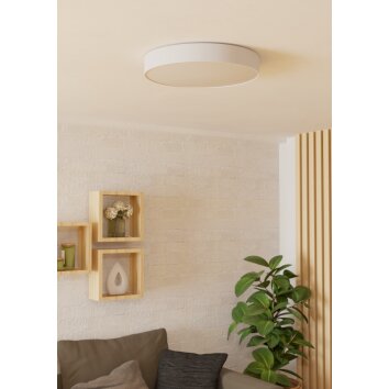 GALLIZZI-Z Plafonnier Luminaires Eglo LED Blanc, Changeur de couleurs