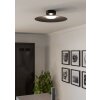 CONOMAVILLA-Z Plafonnier Luminaires Eglo LED Noir, Changeur de couleurs