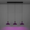 CONOMAVILLA-Z Suspension Luminaires Eglo LED Noir, Changeur de couleurs