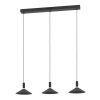 CONOMAVILLA-Z Suspension Luminaires Eglo LED Noir, Changeur de couleurs
