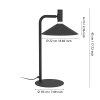 CONOMAVILLA-Z Lampe à poser Luminaires Eglo LED Noir, Changeur de couleurs
