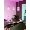 CHIUSELLO-Z Suspension Luminaires Eglo LED Blanc, Changeur de couleurs
