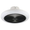 mit Ventilateur de plafond lumineux Luminaires Eglo LED Noir, Blanc, Télécommandes