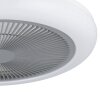 mit Ventilateur de plafond lumineux Luminaires Eglo LED Gris, Blanc, Télécommandes