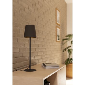 FIORANA Lampe à poser Luminaires Eglo Noir