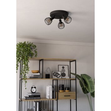 SONNINO Plafonnier, Spot de plafond Luminaires Eglo Noir