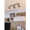 BELLIZZI Plafonnier, Spot de plafond Luminaires Eglo Nickel mat