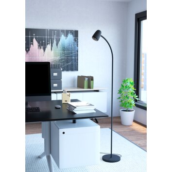 CARLO Lampadaire Luminaires Eglo Noir