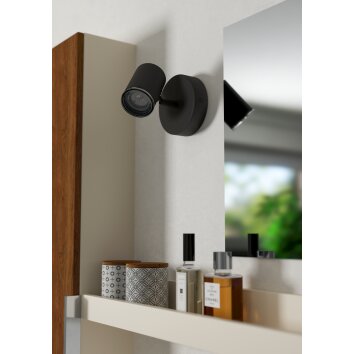 EGLO Spot de plafond, Applique murale Luminaires Eglo Noir