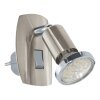 EGLO Lampe à prise électrique Luminaires Eglo LED Chrome, Nickel mat
