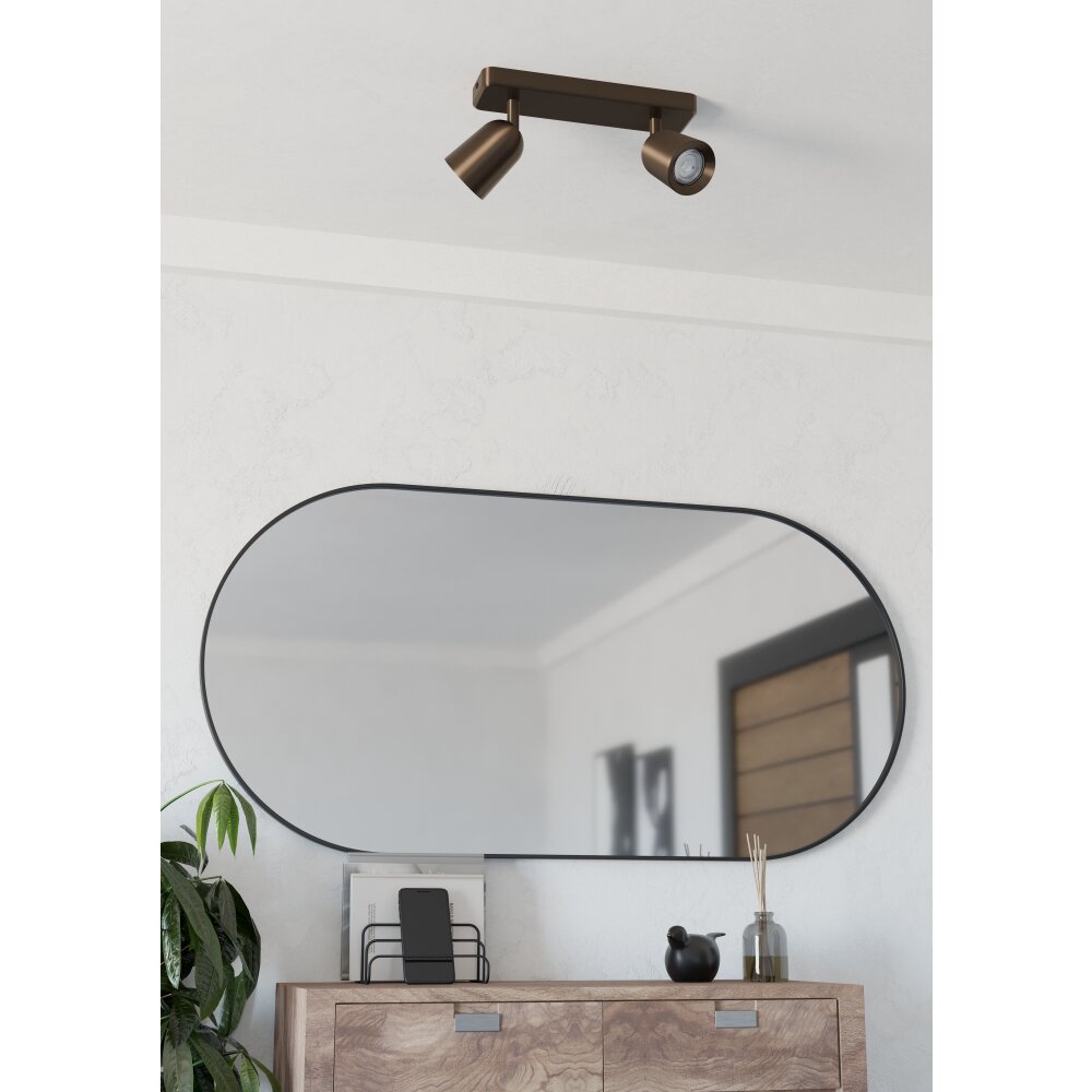 CAMALDOLI Plafonnier, Spot de plafond Luminaires Eglo Bronze main product photo