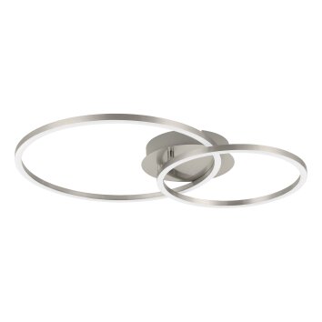 EGLO Plafonnier Luminaires Eglo LED Nickel mat