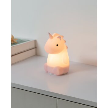 CASTELLINO Lampe à poser Luminaires Eglo LED Rose, Télécommandes, Changeur de couleurs CASTELLINO Lampe à poser Luminaires Eglo LED Rose, Télécommandes, Changeur de couleurs