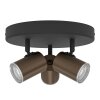 EGLO Plafonnier, Spot de plafond Luminaires Eglo Bronze, Noir