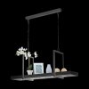 Suspension Eglo CALAMONA LED Noir, 6 lumières, Télécommandes, Changeur de couleurs
