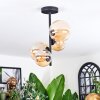Chehalis Plafonnier, Boule lumineuse 33 cm Ambre, 4 lumières