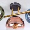 Koyoto Plafonnier, Boule lumineuse Or, Noir, 3 lumières