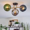 Gastor Plafonnier, Boule lumineuse Or, Noir, 3 lumières