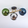 Gastor Plafonnier, Boule lumineuse Or, Noir, 3 lumières