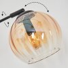 Koyoto Boule lumineuse, Lampadaire Ambre, Clair, 5 lumières