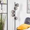 Koyoto Boule lumineuse, Lampadaire Fumé, 5 lumières
