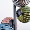 Chehalis Plafonnier, Boule lumineuse 27 cm Bleu, Chrome, Vert, Cuivré, Fumé, 4 lumières