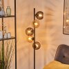 Koyoto Boule lumineuse, Lampadaire Ambre, Fumé, 5 lumières