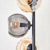 Koyoto Boule lumineuse, Lampadaire Ambre, Fumé, 5 lumières
