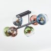 Koyoto Plafonnier, Boule lumineuse Bleu, Vert, Clair, Cuivré, 6 lumières