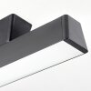 Tarin Plafonnier LED Noir, 1 lumière, Changeur de couleurs