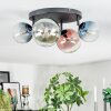 Chehalis Plafonnier, Boule lumineuse Bleu, Vert, Clair, Cuivré, 4 lumières