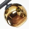 Koyoto Plafonnier, Boule lumineuse Bleu, Or, Vert, 8 lumières