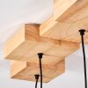 Donel Suspension, Suspension Écru, Noir, 4 lumières