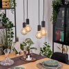 Donel Suspension, Suspension Écru, Noir, 4 lumières