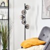 Koyoto Boule lumineuse, Lampadaire Clair, Fumé, 5 lumières
